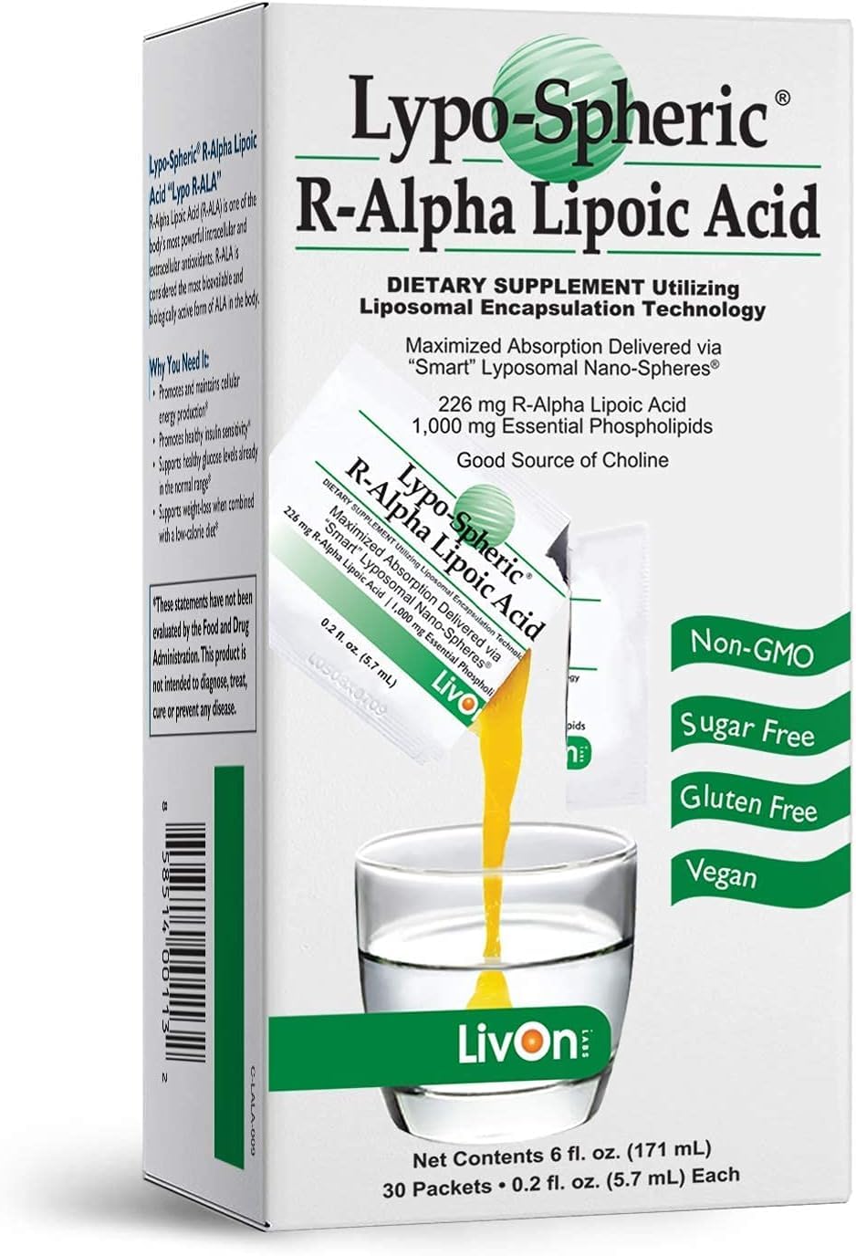Lypo-Spheric R-Alpha Lipoic Acid
