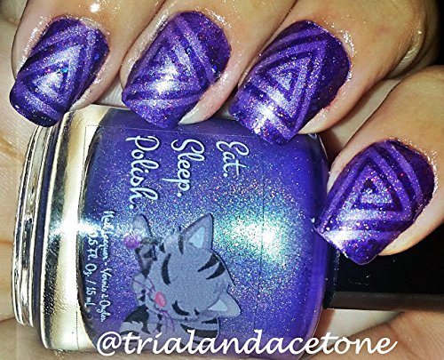 Triangle Cyclones Nail Vinyls By Twinkled T - 1 Sheet of 50 (2 in Each Triangle)