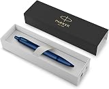 Parker IM Monochrome Ballpoint Pen Blue Finish Medium Point Gift Box view 8