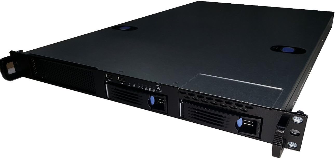 Microtel 1U Server Barebone System with Intel Xeon E3 2X3.5 Hotswap Bay DDR3 400W Power Supply C204 Chipset Socket H2 LGA 1155 Sandy Bridge Gen 2