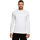 Team 365 Men's Zone Performance Long-Sleeve T-Shirt XS WHITE