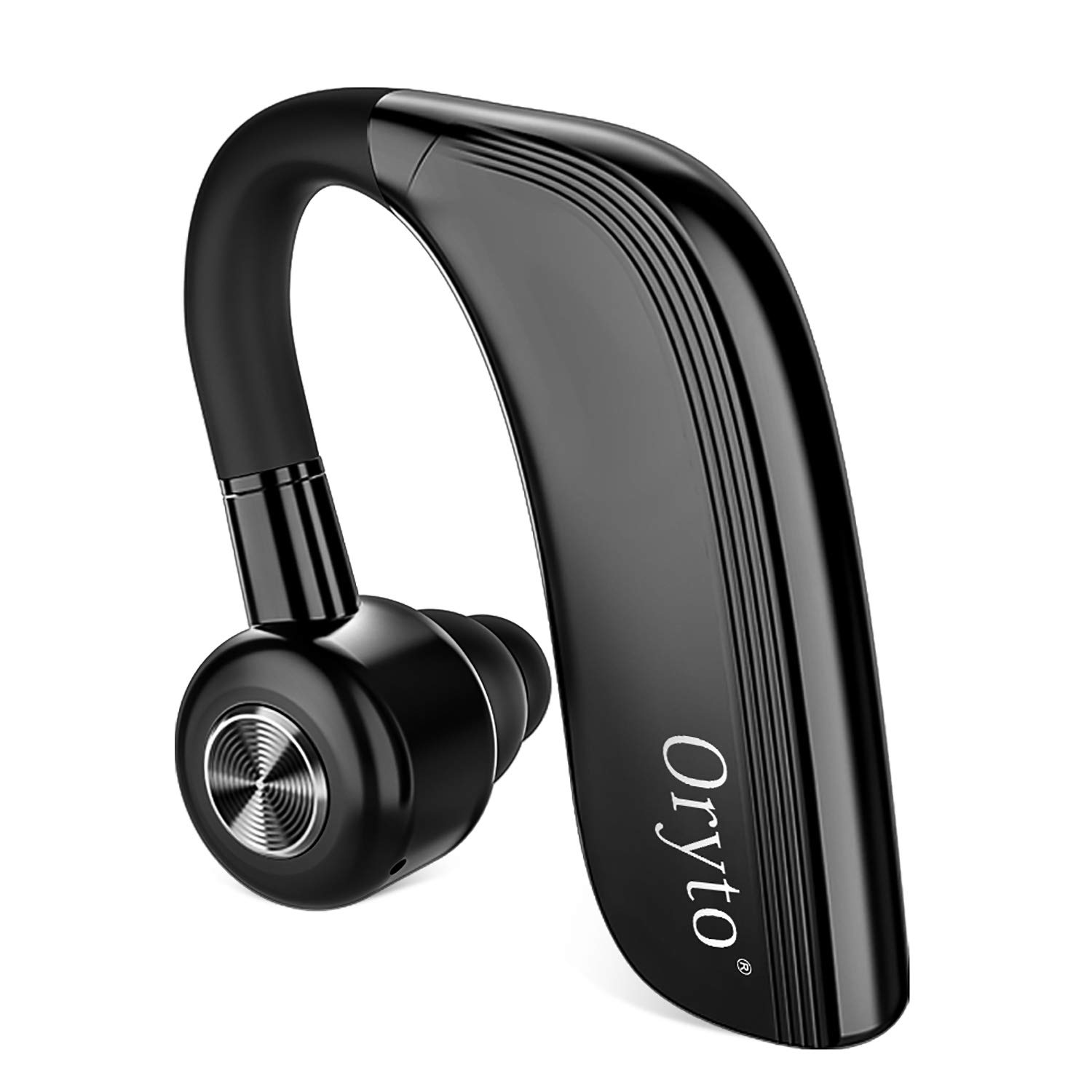 ORYTO Bluetooth Headset Bluetooth Headphone, Bluetooth Earpiece Single Wireless Earphone Earbud Waterproof HD Sound 25Hrs Talk Time for Business Android iPhone, Siri Function 700H StanbyTime