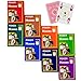 8 Decks Modiano Cristallo 4 PIP Jumbo Index 100% Plastic Playing Cards