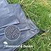 GEERTOP 2 Person Ultralight Waterproof Tent Tarp Footprint Ground Sheet Mat, for Camping, Hiking, Picnic (4 Sizes)