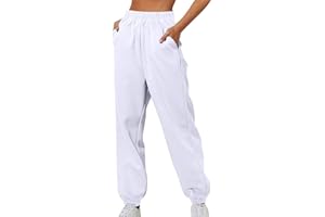 OIUCVGB Sweatpants for Women Cinch Bottom Drawstring Elastic Waist Pants Athletic Yoga Joggers Lounge Trousers with Pockets