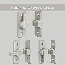 90 Degree Barn Door Lock Latch – Zinc Alloy