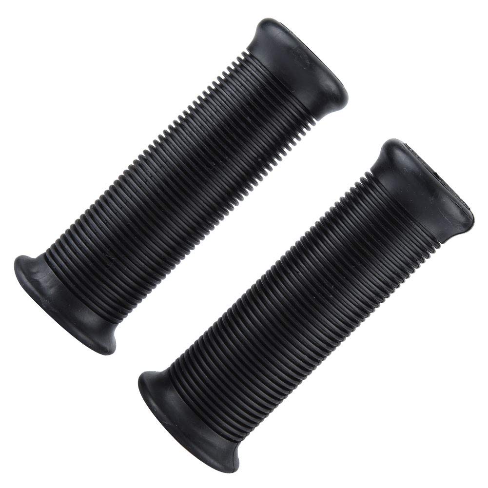Poignées De Guidon Moto En Silicone Noir - Antidérapantes - Universelles 7/8" - Confort Amélioré