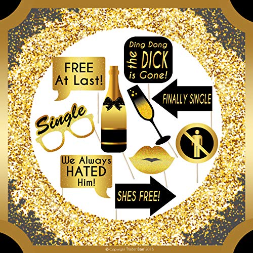 Divorce Party Decorations Kit | 10 Divorce Photo Booth Props |