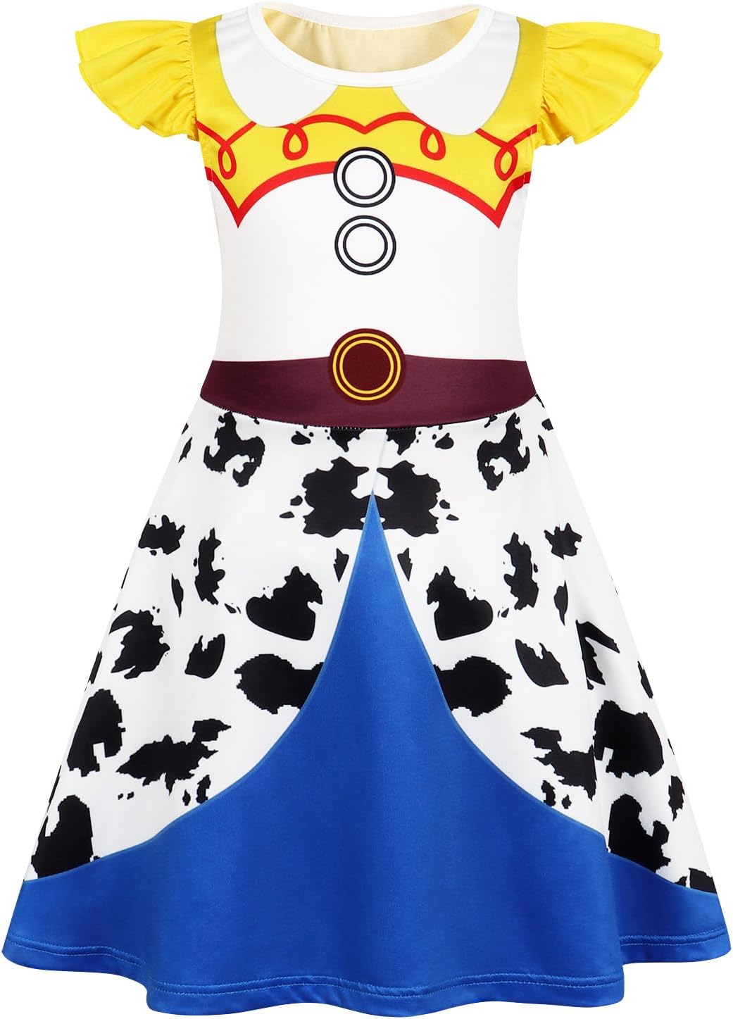 AmzBarley Princess Costume for Girls Halloween Outfit Kids Dress Up Clothes Age 1-10 Years Birthday Party Gifts