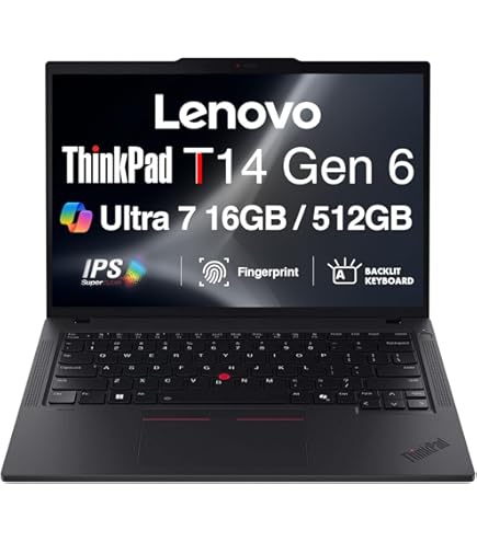 Amazon.com: Lenovo ThinkPad T14 Gen 3 Intel Core i7-1260P, 12C, 14
