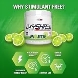 EHP Labs OxyShred Non Stimulant Thermogenic Pre Workout Mojito 60 Servings view 3