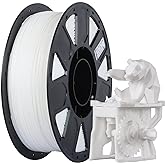 Creality 3D Printer Filament 1.75mm, Ender PLA Filament No-Tangling Smooth Printing Without Clogging No Warping, Fit Most FDM 3D Printers, 1kg Spool, Dimensional Accuracy +/- 0.02mm, White