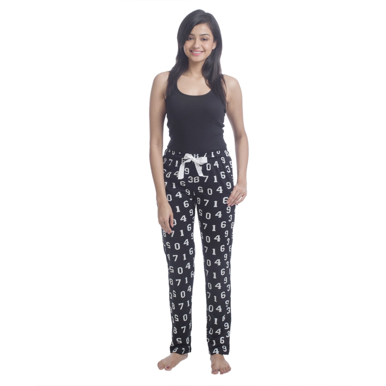 nite flite women's funky printed cotton lounge pyjamas