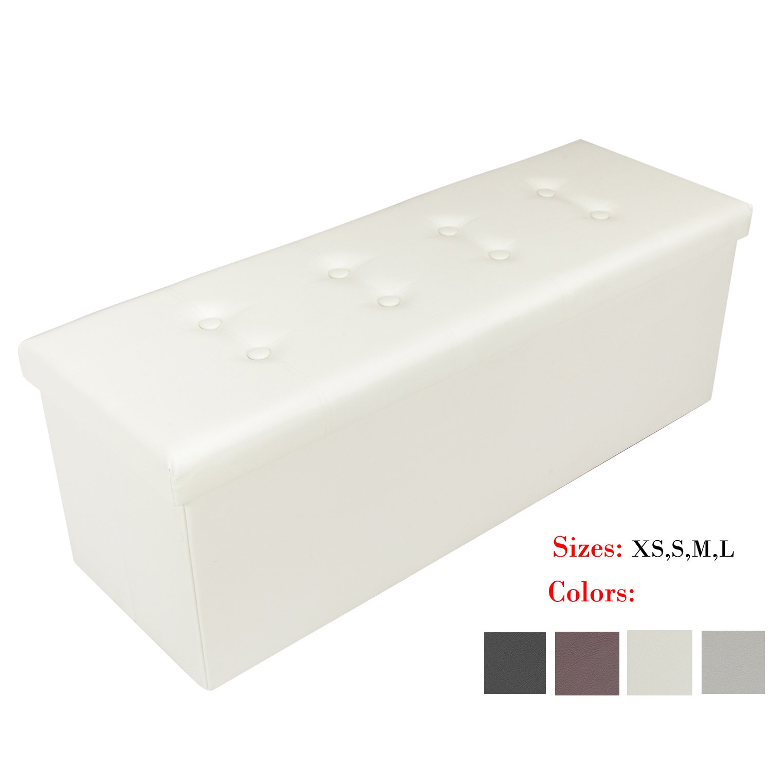 Best ottoman foot rest white leather
