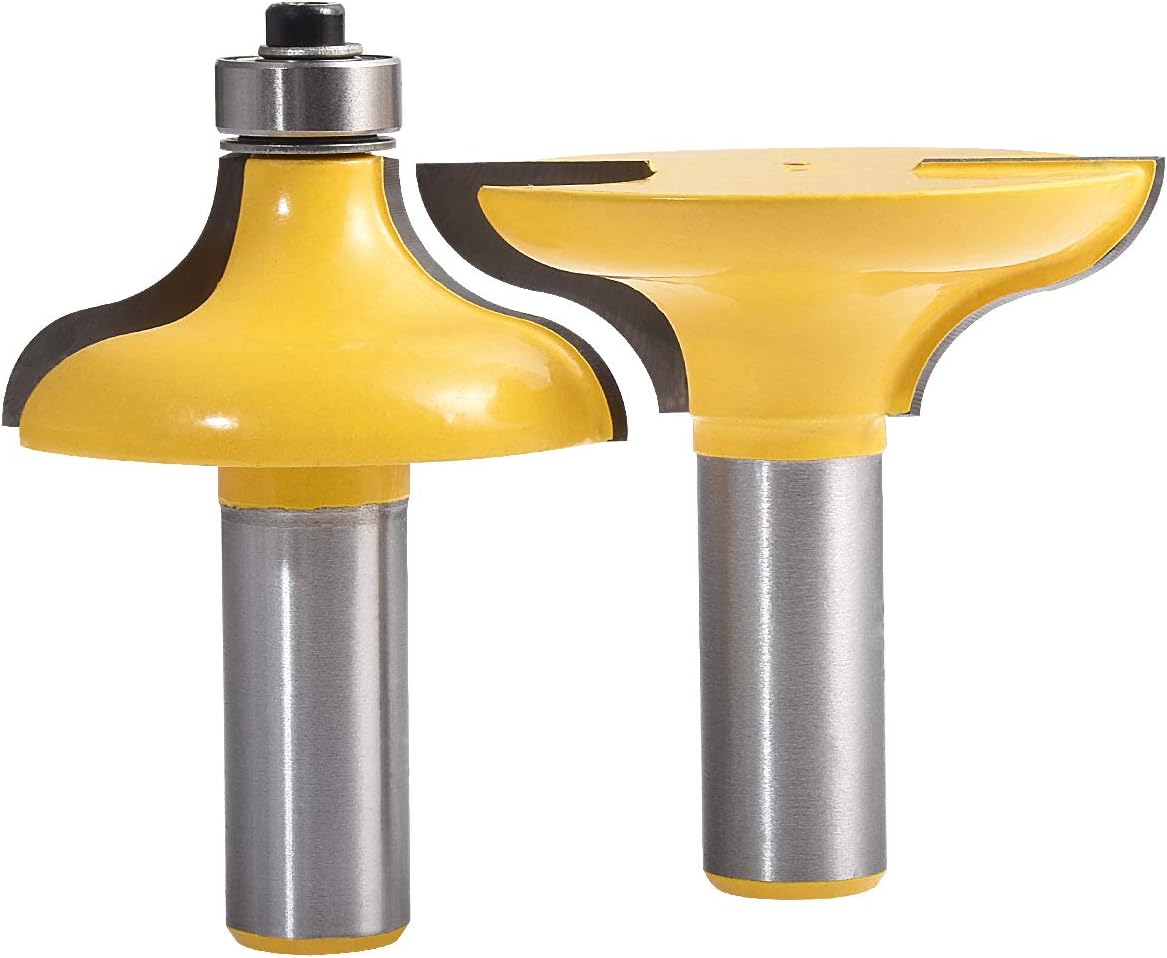 KATUR 2Pcs Entry Door for Long Tenons Router Bit Long Tenon Cutter