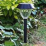 Voona 8-Pack Solar Pathway Light Outdoor LED Garden Lights Transform Your Yard Path Lawn & Landscape Lighting
