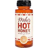 Mike's Hot Honey 10 oz Easy Pour Bottle (1 Pack), Honey with a Kick, Sweetness & Heat, 100% Pure Honey, Shelf-Stable, Gluten-