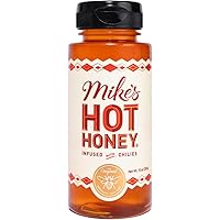 Mike's Hot Honey 10 oz Easy Pour Bottle (1 Pack), Honey with a Kick, Sweetness & Heat, 100% Pure Honey, Shelf-Stable, Gluten-