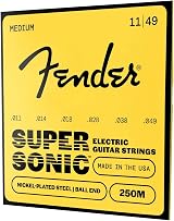 Fender Super 250 Nickel Plated Steel Electric Guitar Strings .011-.049 (6) view 3