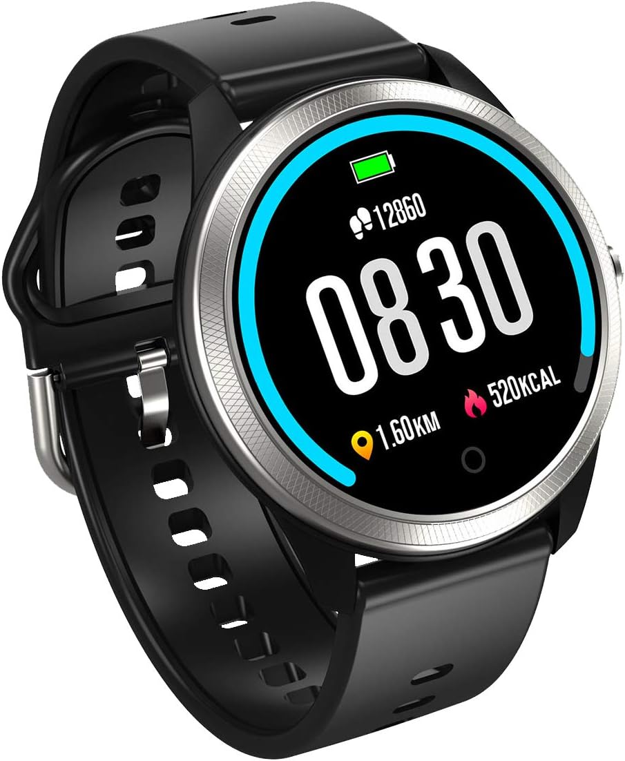 XNER ECG + PPG Dual Heart Rate Monitor Smart Watch for Android iOS with 1.22" Color Screen, IP67 Waterproof Activity Fitness Tracker Heart Rate & Enhanced Sleep Monitor Blood Pressure for Women Men