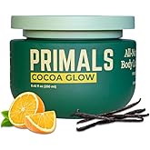 PRIMALS All Natural Body Lotion - Cocoa Butter & Mango Butter - 100% Naturally Derived Ingredients - Alcohol Free, Artificial Fragrance Free, Paraben Free, Petroleum Derivative Free - 8.45 oz