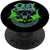 Ozzy Osbourne Bat Circle Neon PopSockets Adhesive PopGrip