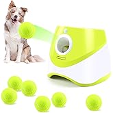 PAKESI Automatic Ball Launcher for Dogs,Dog Ball Thrower Launcher,Thrower Distance 10-30ft,Interactive Dog Tennis Ball Throwi