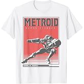 Nintendo Metroid Samus Returns Side Pose Graphic T-Shirt T-Shirt