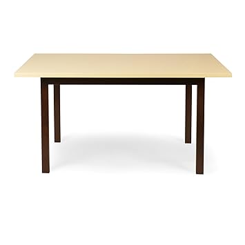 @home by Nilkamal Six Seater Dining Table (High Gloss Finish, White)