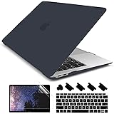 Dongke New MacBook Air 13 inch Case 2020 2019 2018 Release Model: A2179/A1932, Rubberized Frosted Matte See Through Hard Case