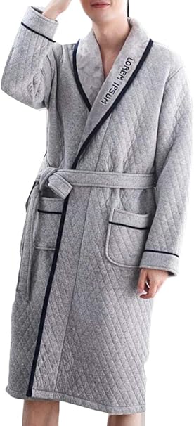 mens quilted robe