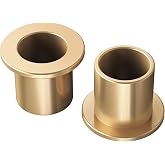 Bevinsee Clutch or Brake Pedal Bushings Brass Compatible with E36 E46 E92 | E90 E91 E93 Z3 Z4 E60 E61 E39 325i 323i 328i 325Xi 330i 525i M3, Replaced 35211109541 35211158290