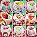 Dekero Kids Party Bags,108pcs 2 Size 25 Types of Patterns for Kids Birthday Christmas Goodies Cute Rabbit plasticbags USE for Gift,Candies,Small Toys,Chocolates,Ornament,Hairpin,Food,Cookie,Dessert