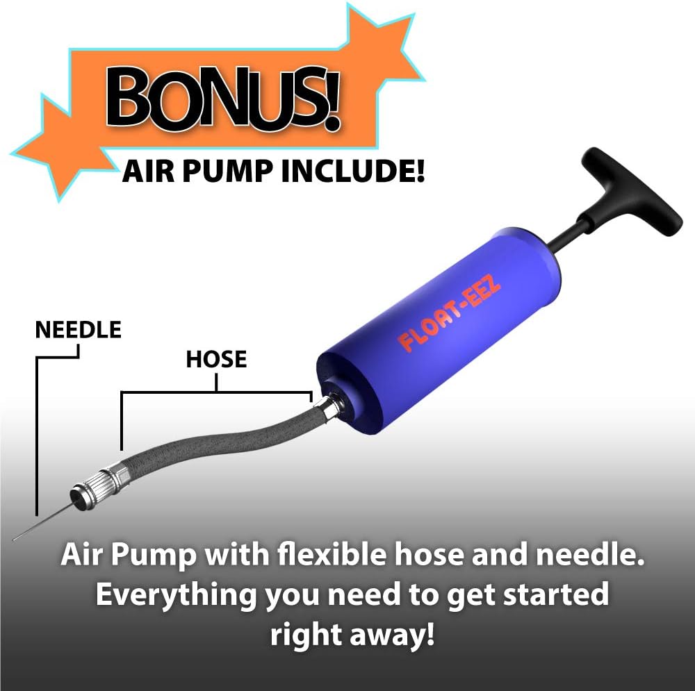Fun Knuckles Float-EEZ Basketball Pack of 2 - for Indoor/Outdoor Games & Water Sports - air Pump Included - Great for Pool Hoops: Sports & Outdoors