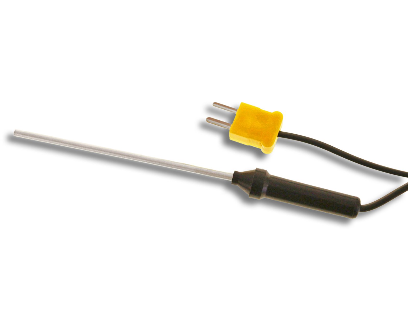 PeakTech Type K Temperature Sensor -50 C to + 300 C, Long Temperature Sensor, 75 mm, Strip Design with Cable, 1 Piece, TF-55