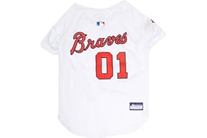 PETS FIRST Official MLB Atlanta Braves Pet Jersey for Dogs & Cats, Size X-Large - Stylish Baseball Jersey for Your Furry Fan- Show Off Team Spirit with The Perfect Fan Apparel Gear for Pet, Dog & Cat