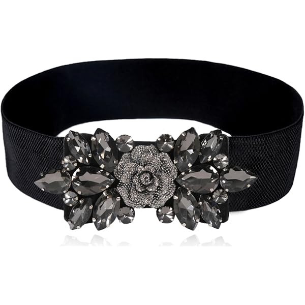 Women Elastic Stretch Wide Waist Belt For Dresses With  display picture 3