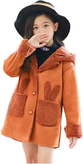 Amazon Jiangwei 子供 コート 女の子 秋 冬 春 キッズコート 防寒 中綿ジャケット ロング丈 ダッフルコート 裏起毛 通園 通学 ポケット付き おしゃれ グレー ピンク 可愛い コート ジャケット 通販