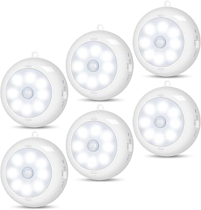 BLS BLS-86 AA Battery Powered Lights Motion Sensor Indoor Under Cabinet Pack of
