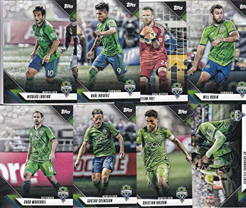 Seattle Sounders 2019 Topps Factory Sealed 8 Card Team Set with Stefan Frei and Will Bruin Plus