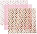 Dritz Babyville Boutique 35024 PUL Fabric, Sweet Stuff Butterflies & Cupcakes, 21 x 24-Inch, 3 Count