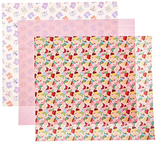 Babyville Boutique Packaged PUL Fabric, Sweet Stuff Butterflies and Cupcakes