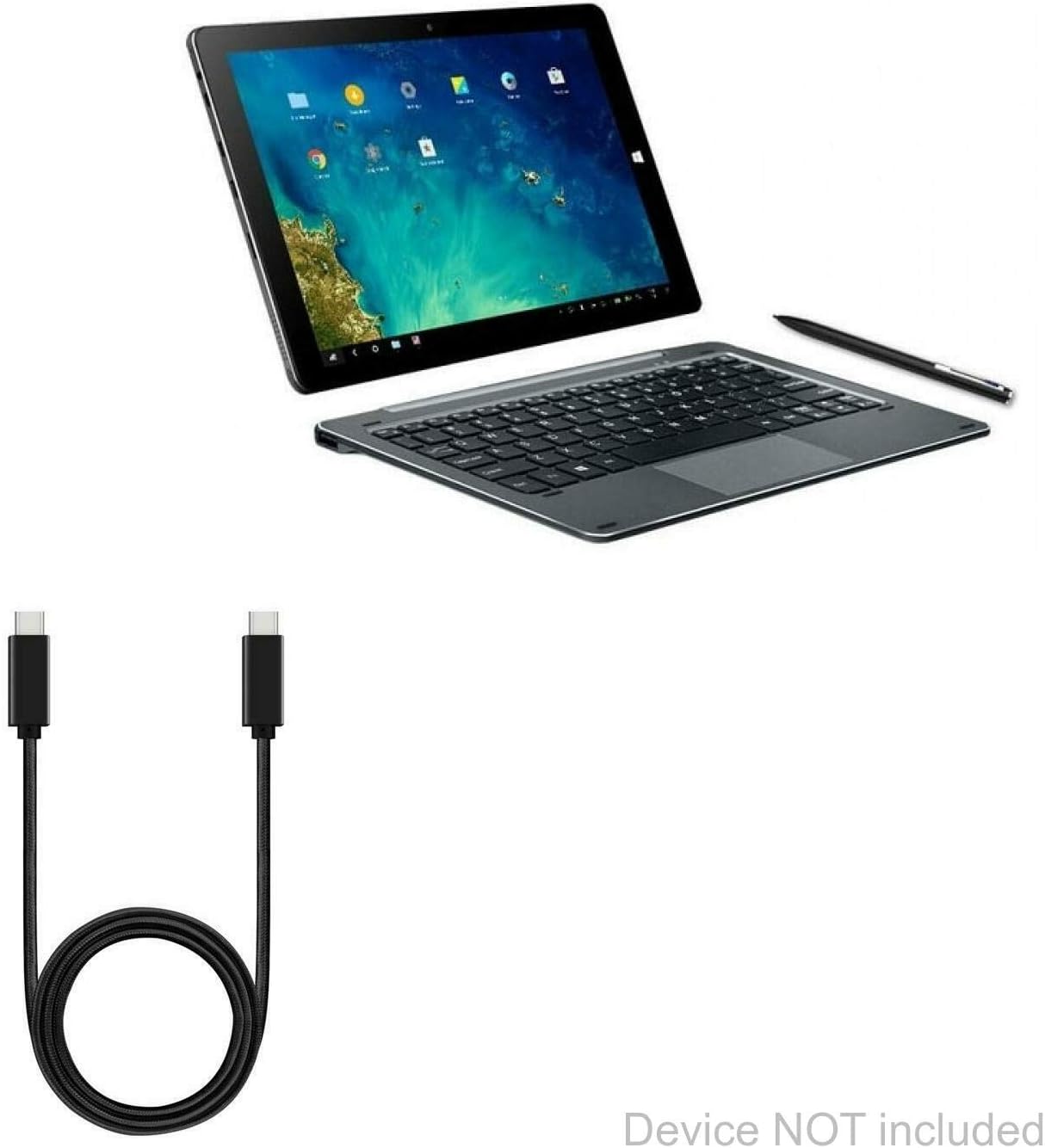 Chuwi Hi10 Tablet Cable, BoxWave [DirectSync PD Cable (3ft