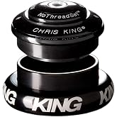 Chris King Inset 7 Headset Bold Black, Tapered Inset | InSet 8 Headset