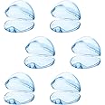 Accmor Pacifier Case, Pacifier Holder Case, Pacifier Container for Travel, BPA Free,Transparent Blue, 6 Pack