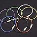 24 PCS 4 Inches Wire Key Ring Stainless Steel Keychain 2mm Cable Loops for Heavy Duty Luggage and ID Tag Keeper