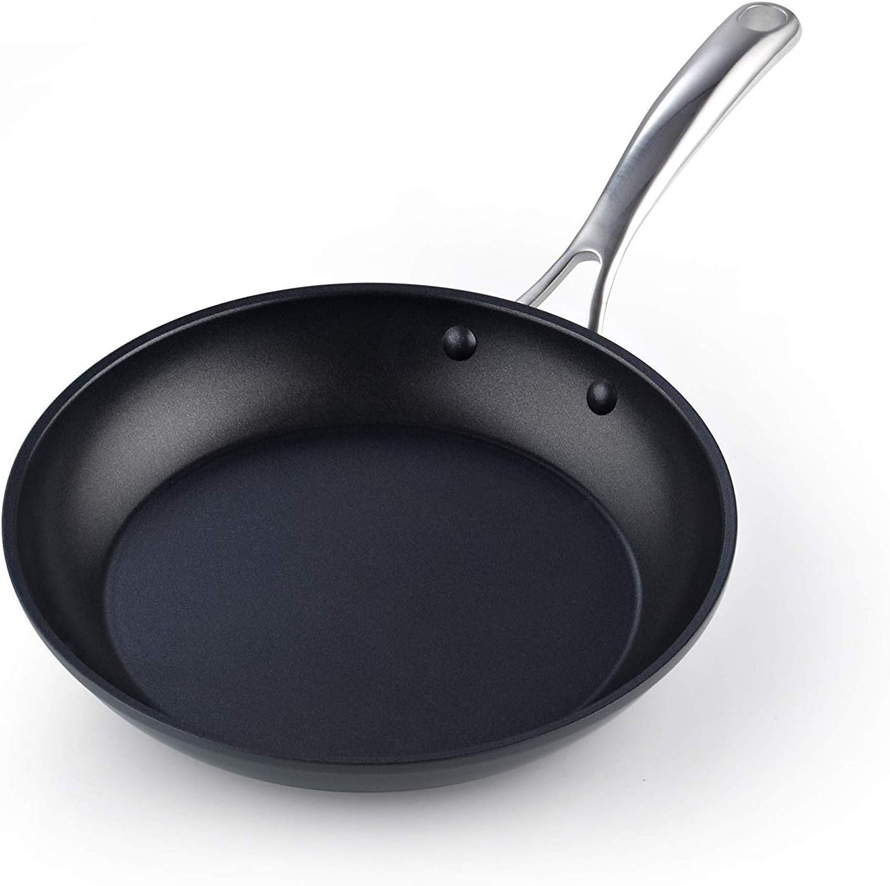 Cooks Standard Frying Omelet Pan, Classic Hard Anodized Nonstick 10.5-Inch Sa...