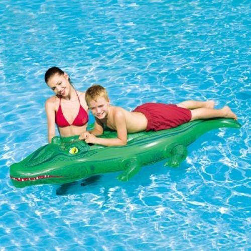 Inflatable blow up 66" x 31" childrens crocod…