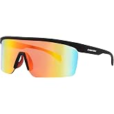 Easton Walk-Off Shield Sports Sunglasses, Black, 128 mm