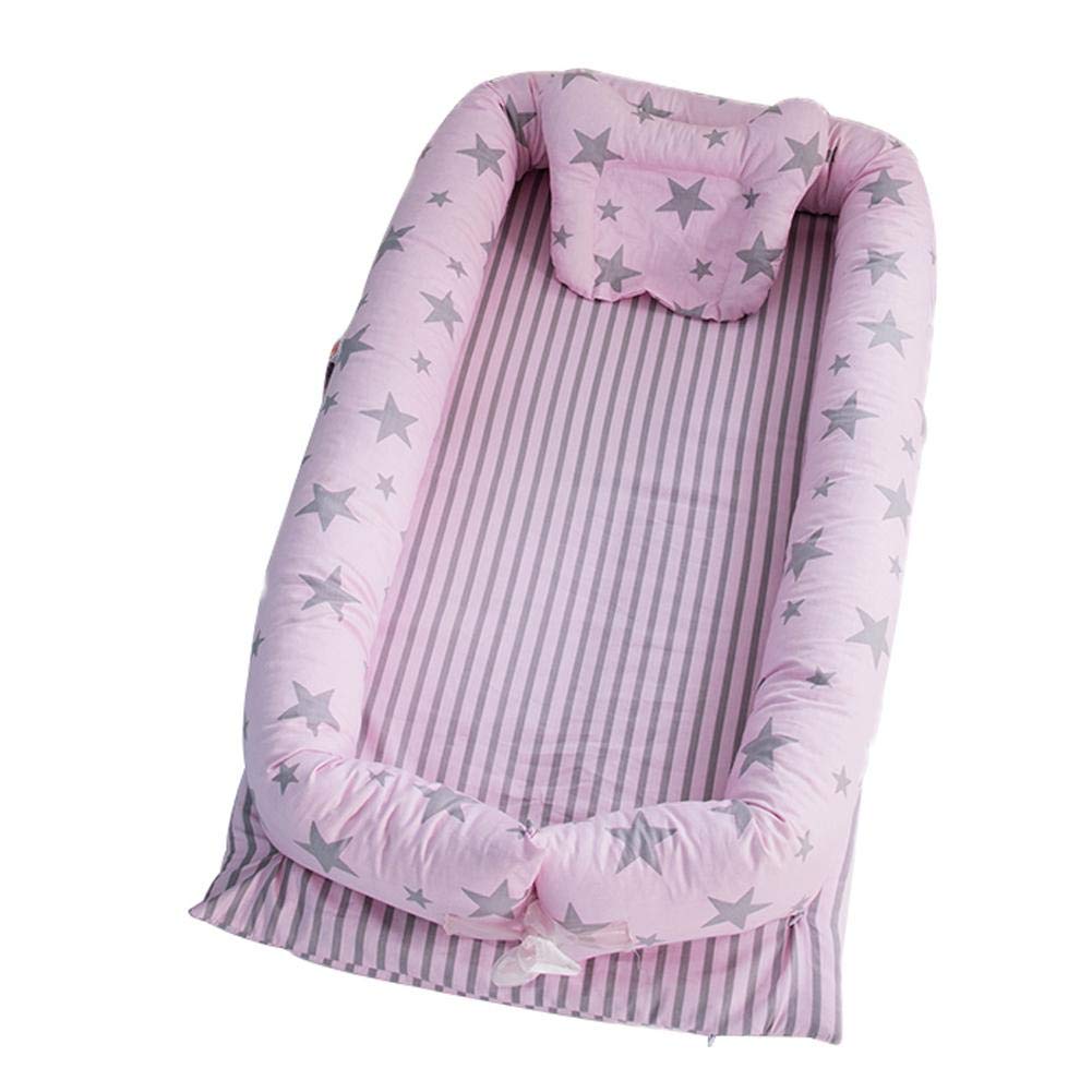 VDT Bed Crib Infant Pretty Detachable Simulating Sleep Nest Baby Portable Travelling Cushion Bed Set Detachable Washable